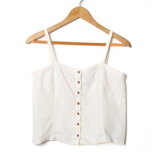 EVERLANE 100% Linen Button Down Top